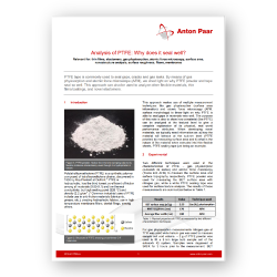 Analysis of PTFE: Why does it seal well?