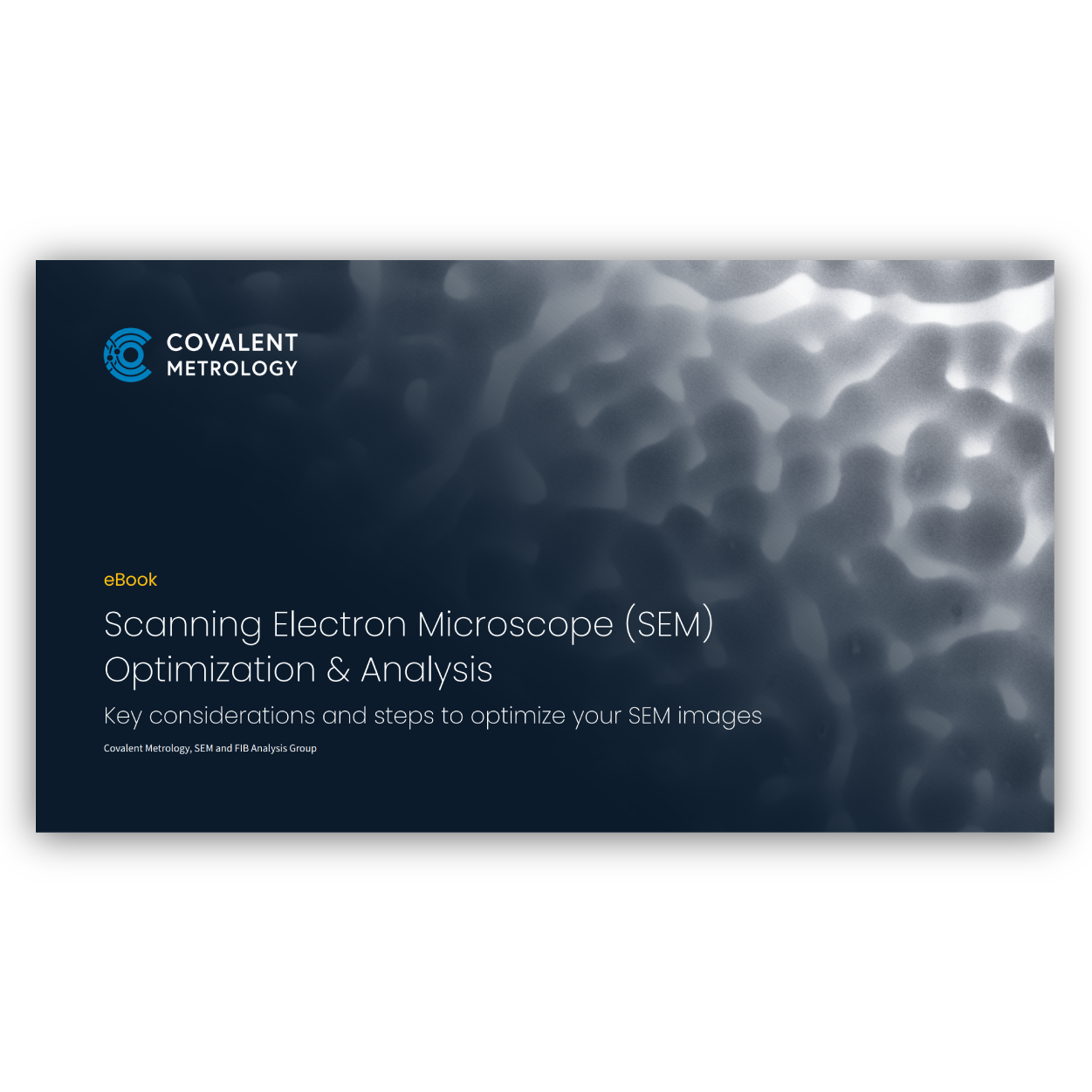 3996eBook: Scanning Electron Microscope (SEM) Optimization & Analysis